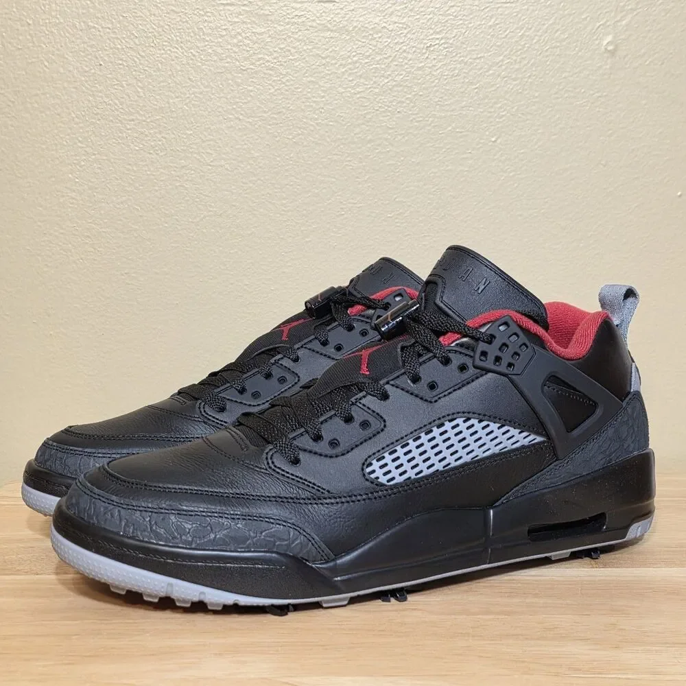Jordan Spizike G Golf Shoes Black Stealth Varsity Red HQ4365-002 Men's Size 13